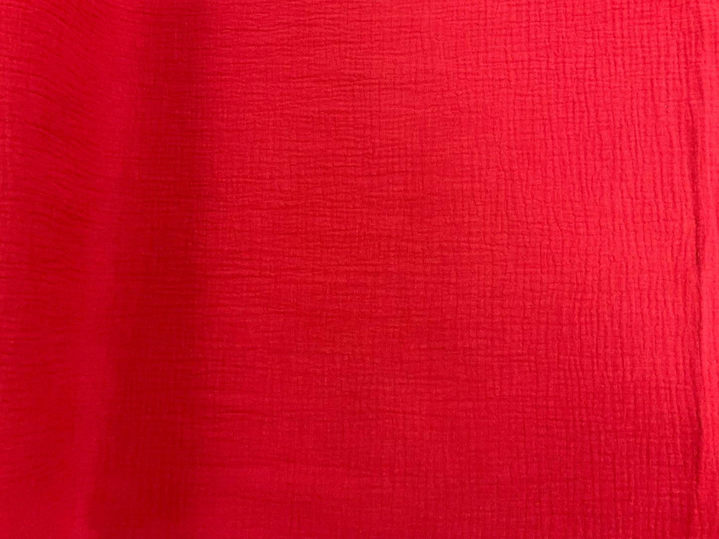 Musselin Swafing"Jenke" Double Gauze, 100% Baumwolle, Rot, ab 20 cm