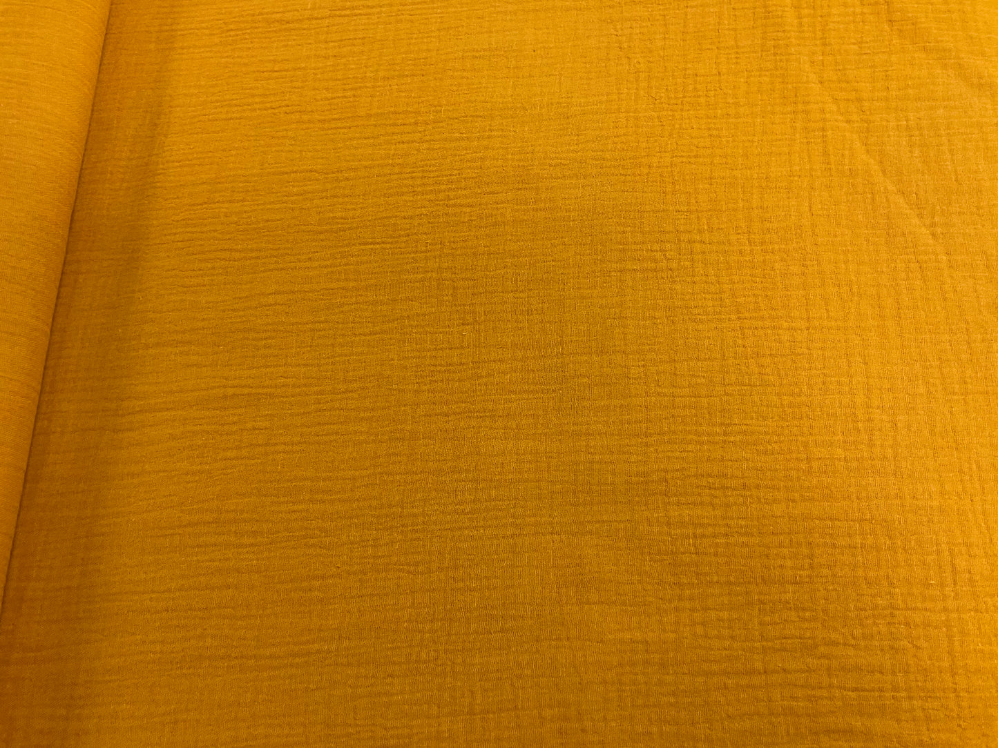 Musselin Swafing"Jenke" Double Gauze, 100% Baumwolle, Senf, ab 20 cm