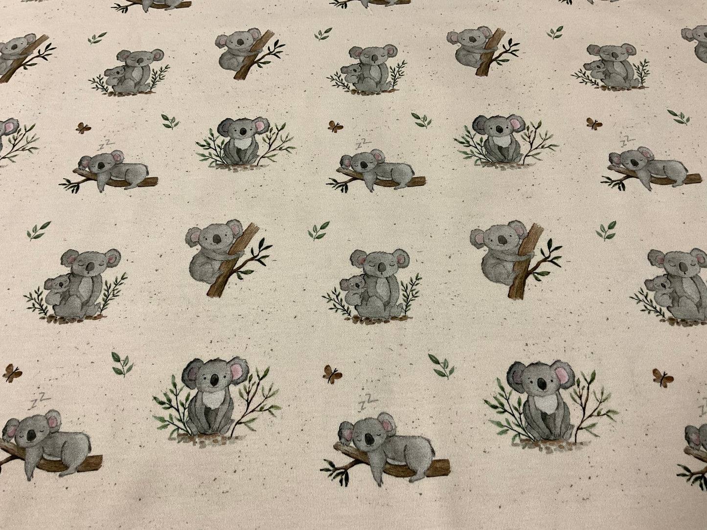 Baumwolljersey Australien by Christiane Zielinski Koalas auf Creme Swafing ab 20 cm