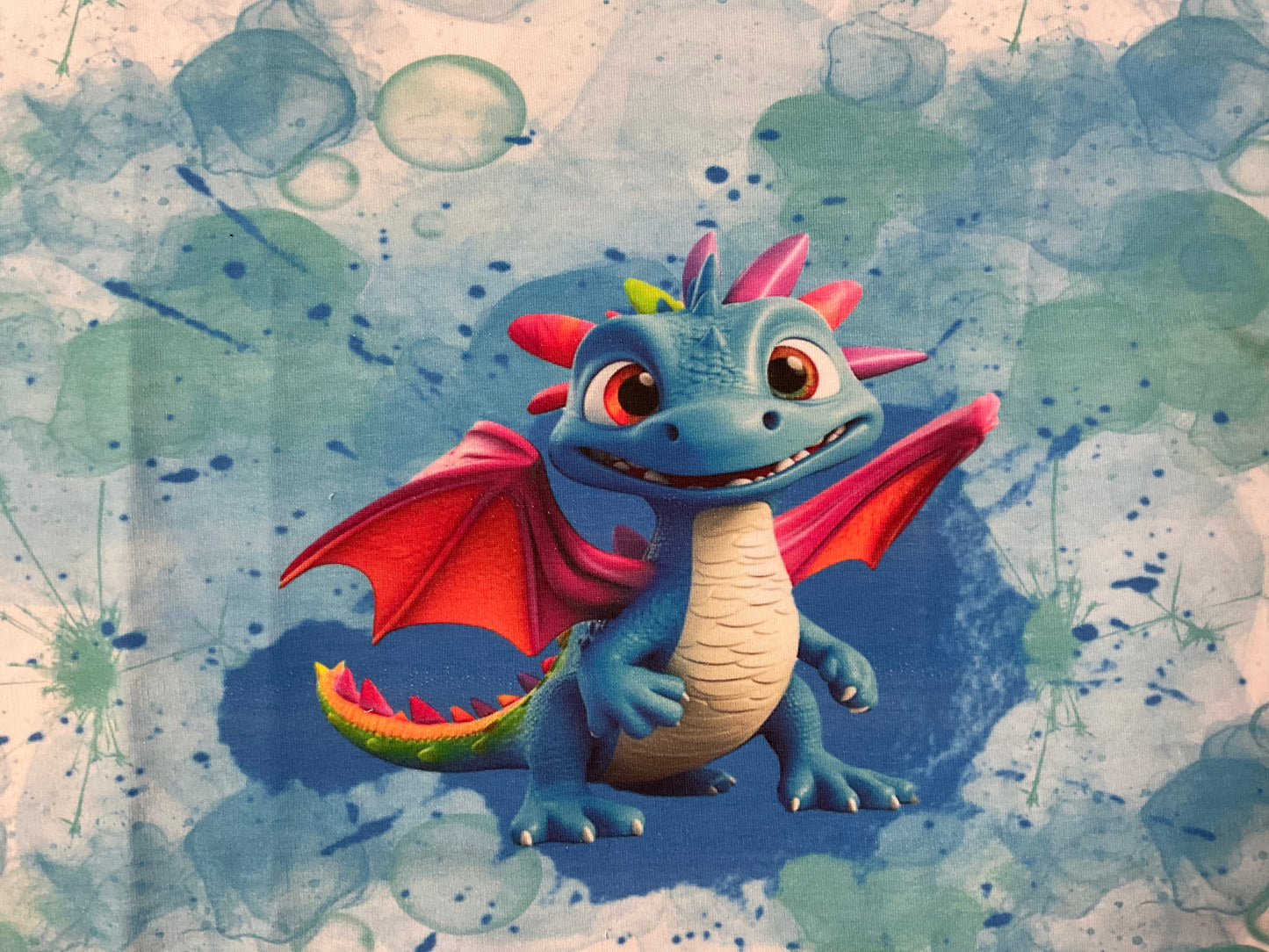 Panel Drache Eigenproduktionen Jersey ca. 50 x 50cm