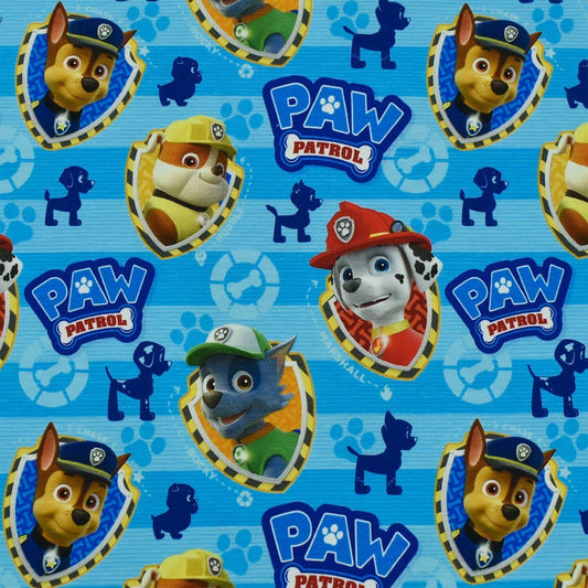 Jersey Paw Patrol Hundeköpfe, blau Swafing 20 cm