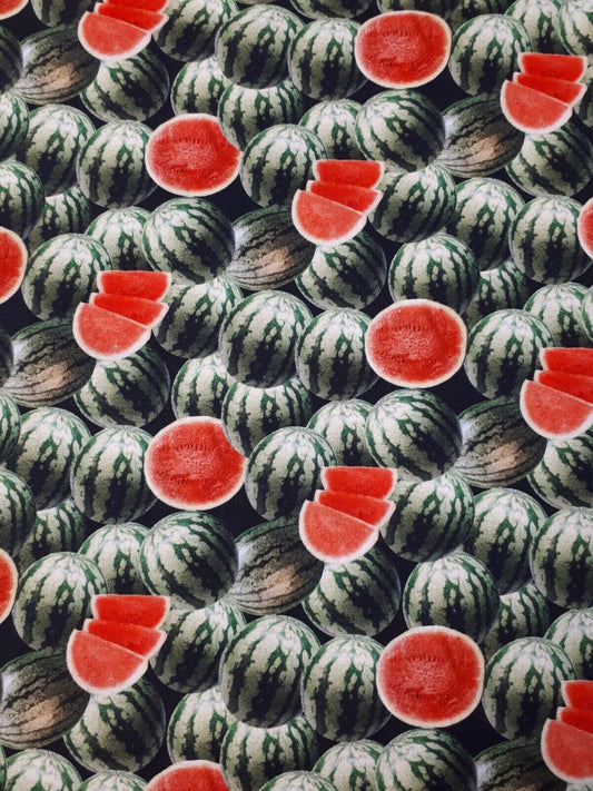 Baumwolle Webware Swafing Yummi Food Früchte Melone ab 20 cm